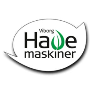 Det officielle logo af Viborg havemaskiner, med varierende opløsnings størrelse